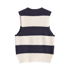 Y2K Nautical Vest Sweater: Trendy Layering for Summer Outfits