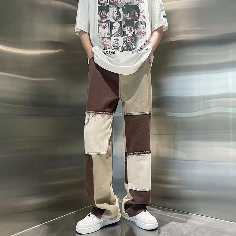 Y2K Patchwork Cargo Pants: Trendy 90s Fashion for Effortless Style