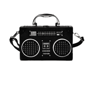 Y2K Retro Radio Style Handbag - Vintage-Inspired Accessory for Trendsetters