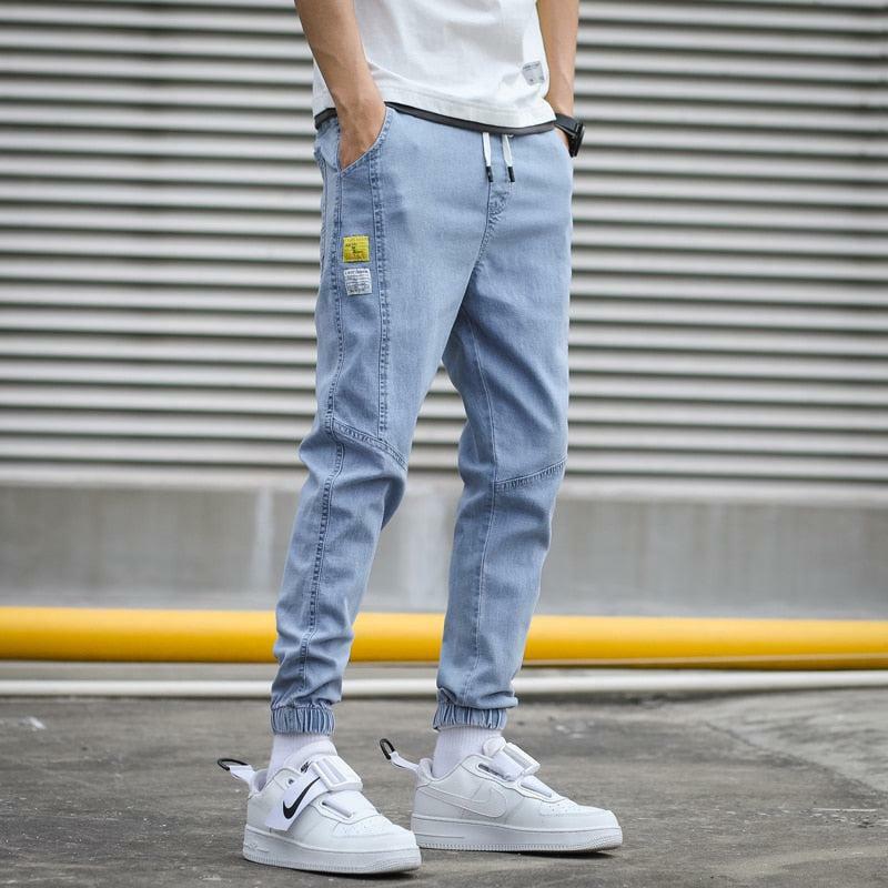 Y2K Slim Fit Jogger Jeans: Trendy 90s Fashion for Effortless Style