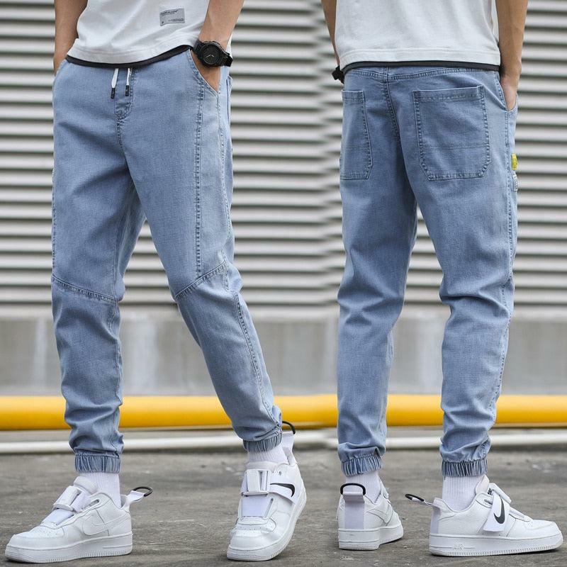 Y2K Slim Fit Jogger Jeans: Trendy 90s Fashion for Effortless Style