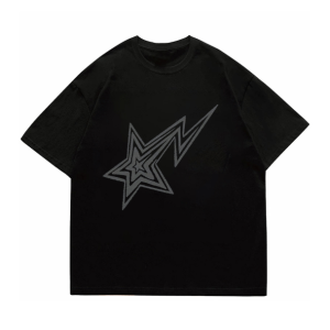 Y2K Star Graphic Tee: Trendy 90s Fashion for Effortless Summer Style