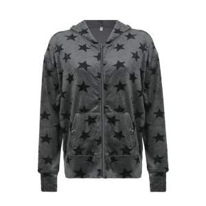 Y2K Star Hoodie: Trendy Grunge Aesthetic for Ultimate Y2K Style