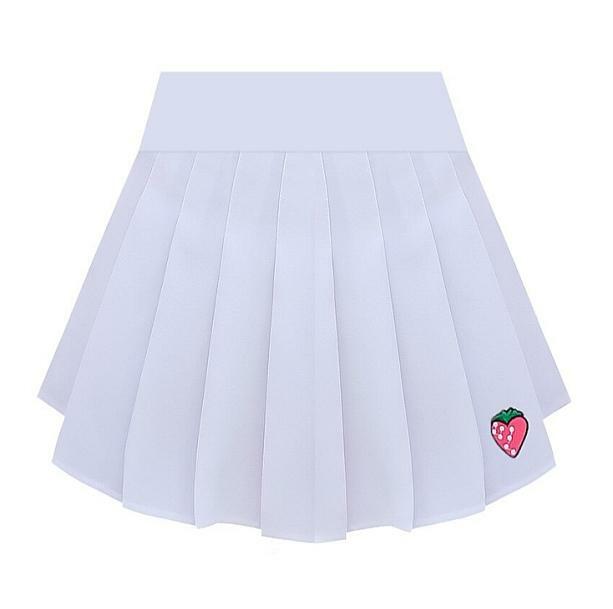 Y2K Strawberry Milk Skirt: Cute Summer Outfit for a Coquette Aesthetic