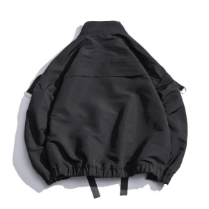 Y2K Style Jacket with Trendy See-Through Pockets for Aesthetic Outfits