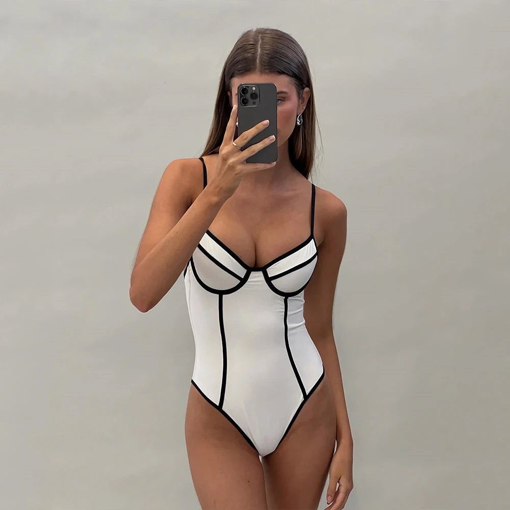 Y2K Underwire Swimsuit: Trendy Summer Swimwear for Stylish Outfits