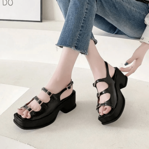 Y2K Vintage Platform Sandals for Trendy Summer Outfits and Aesthetic Looks