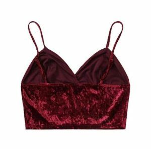 Y2K Vintage Velvet Top: Chic 90s Fashion Essential for Trendy Outfits